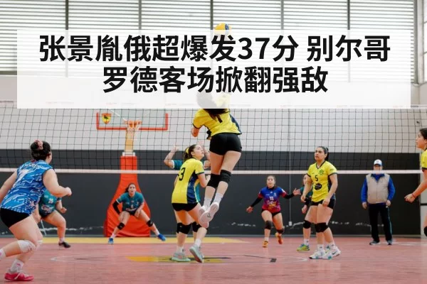 volleyball match action